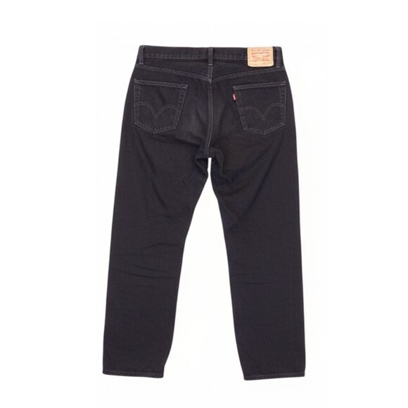 Mens Levi Strauss & Co 550 Relaxed Fit Red Tab Jeans Tag Sz 36x30 Black - Picture 2 of 16